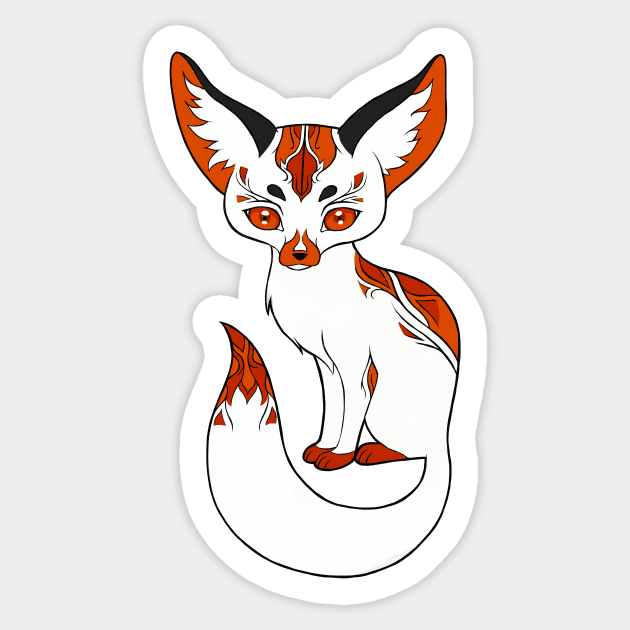 Fennec Fox Sticker by Freeminds